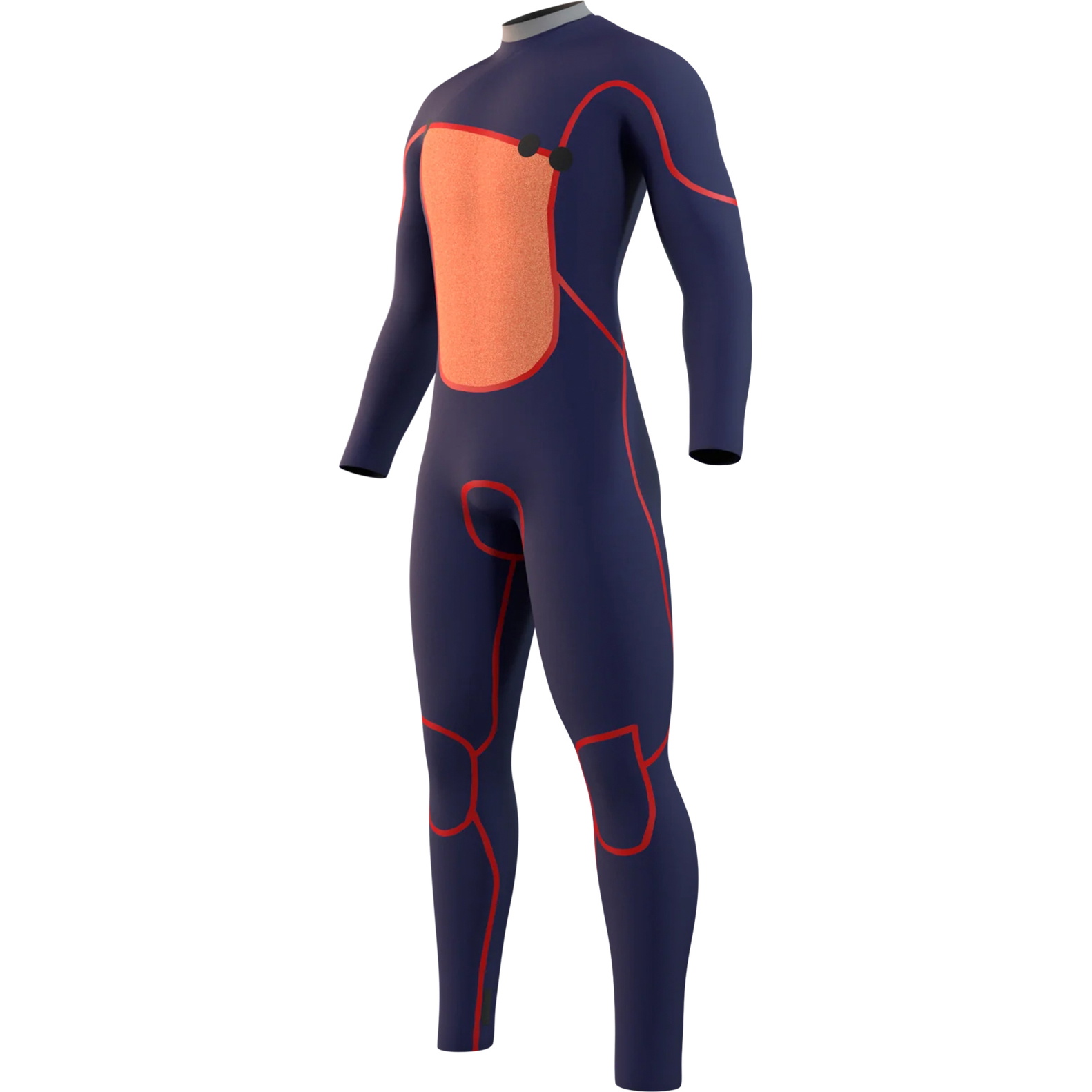 Mystic Mens The One 5/3mm Zip Free Wetsuit 35000 230120 - Red